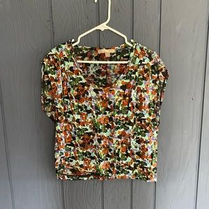 Forever 21 Floral Short Sleeve Top